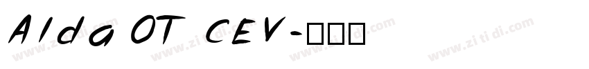 Alda OT CEV字体转换